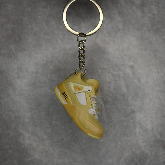 Off-White x Air Jordan 4 Retro SP 'Sail' Keyring