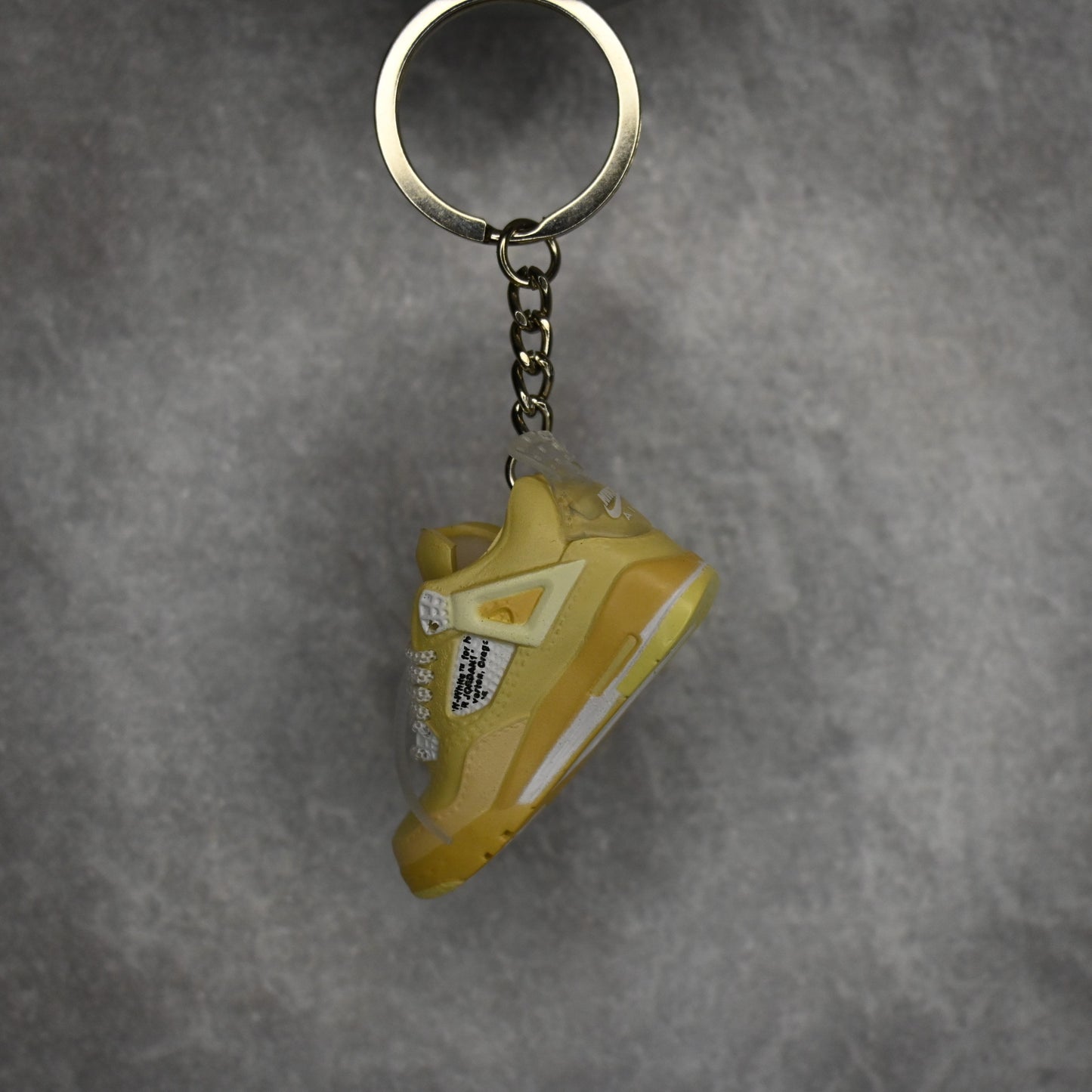 Off-White x Air Jordan 4 Retro SP 'Sail' Keyring