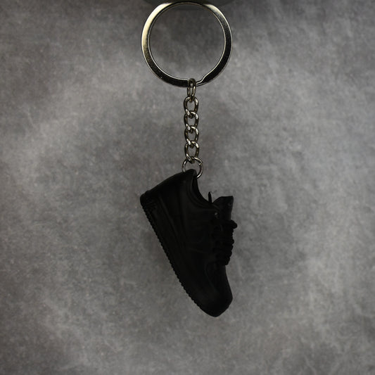 Nike Air Force 1 '07 'Triple Black' Keyring